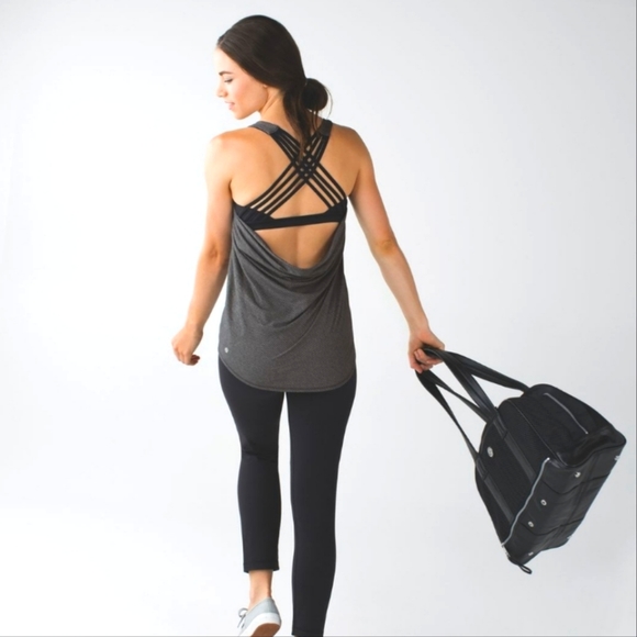 lululemon athletica Tops - Lululemon Wild Tank [12] - Black / Heathered Black